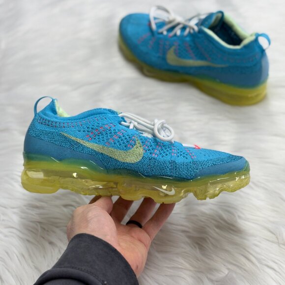 Nike Air VaporMax 2023 Flyknit Baltic Blue Mens Running DV1678-400 VNDS Sz 8.5